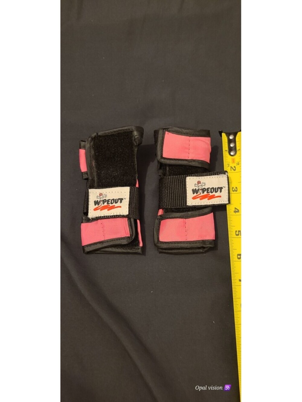 Wipeout Dry Erase Protective  Black/pink Wrist Guards  Ages 5+